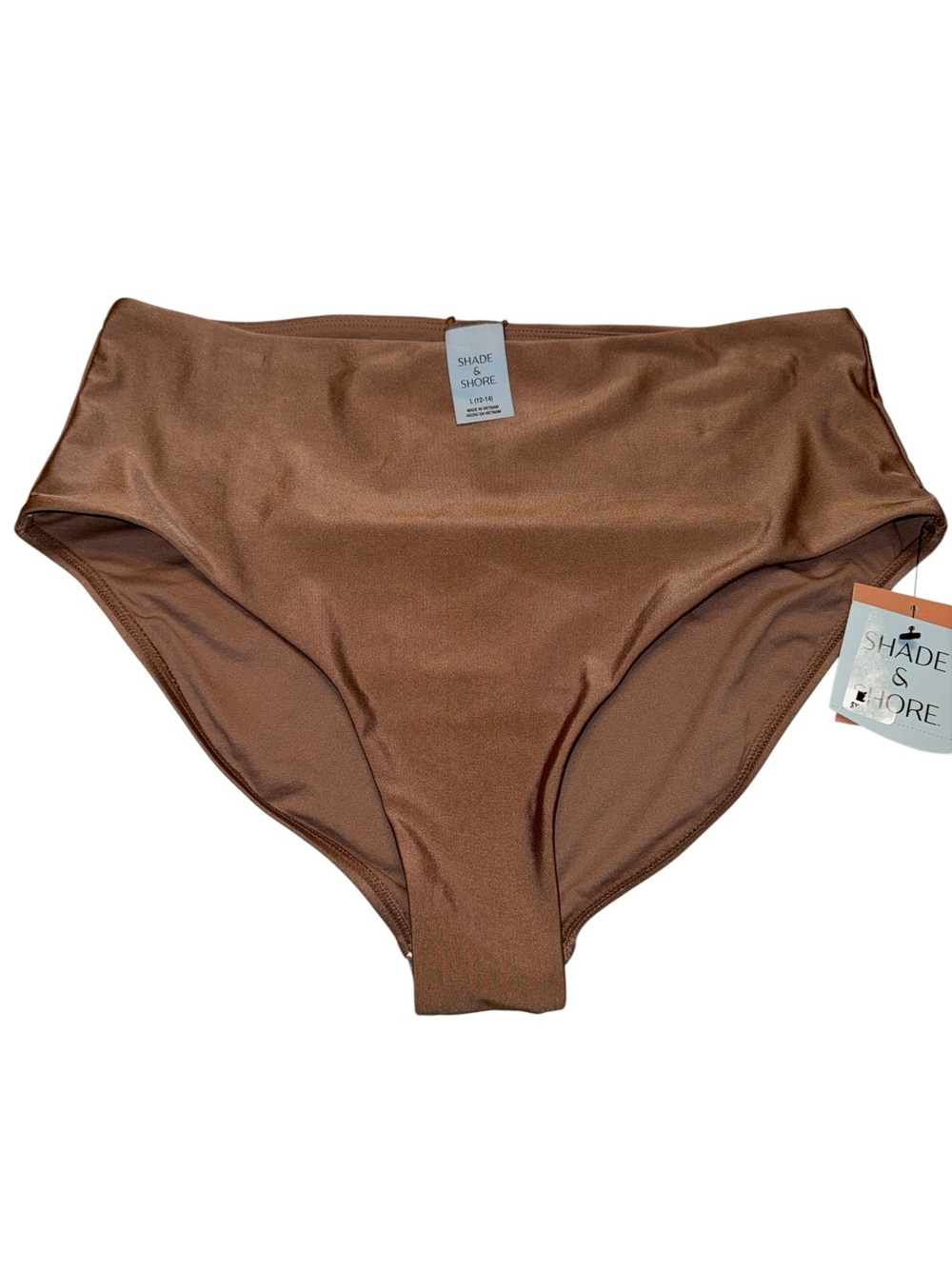 Shade & Shore Metallic Brown Bikini Bottom